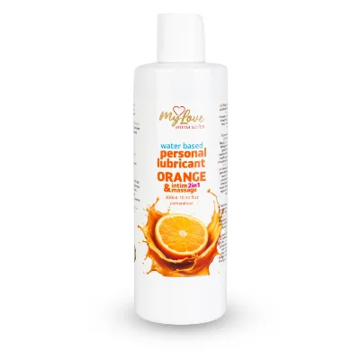 2в1 лубрикант та масажний гель - MyLove Aroma Series Intim&Massage Orange, 300 мл