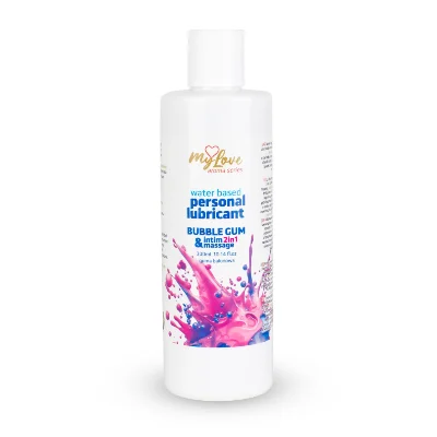 2в1 лубрикант та масажний гель - MyLove Aroma Series Intim&Massage Bubble Gum, 300 мл