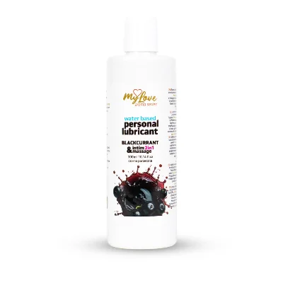 2в1 лубрикант та масажний гель - MyLove Aroma Series Intim&Massage Blackcurrant, 300 мл