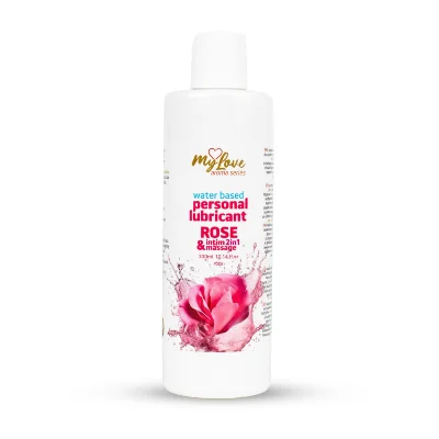 2в1 лубрикант та масажний гель - MyLove Aroma Series Intim&Massage Rose, 300 мл