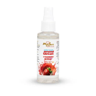 2в1 лубрикант та масажний гель - MyLove Aroma Series Intim&Massage Strawberry, 50 мл