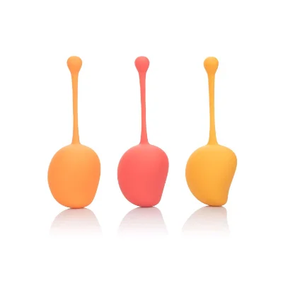 Набір вагінальних кульок - Calexotics Kegel Training Set Mango