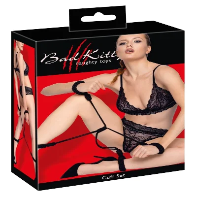 Набір для бондажу - 2493300 Bad Kitty Handcuffs S/M
