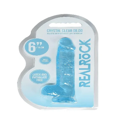 Фалоімітатор - Realrock Dildo 6" Blue