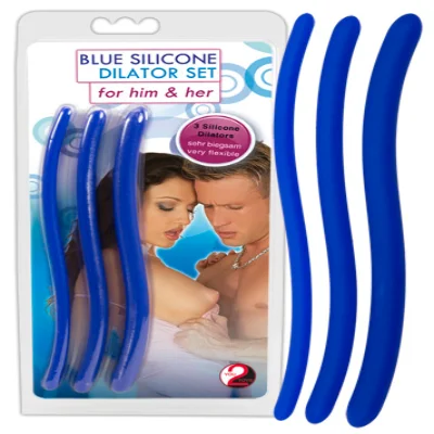 Набір уретральних стимуляторів - Blue Silicone Dilator Set