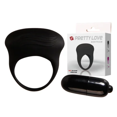 Ерекційне кільце - Pretty Love Bertram Penis Ring Black