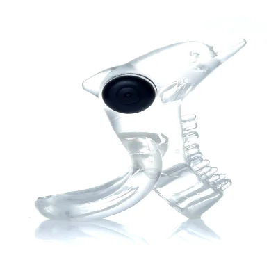 Ерекційне кільце - Dolphin Vibro CockRing Clear