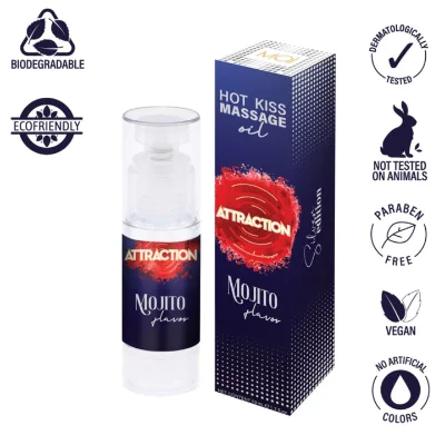 Масажна олія - MAI Attraction Massage Oil Mojito Balm, 50 мл (09.2026)