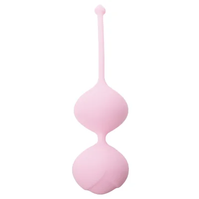 Вагінальні кульки - Silicone Kegel Balls Light Pink, 36 мм, 90 г