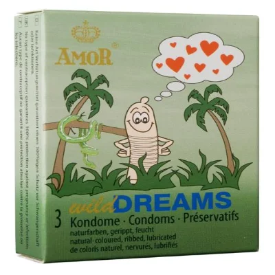 Презервативи - Amor Wild Dreams, 3 шт.