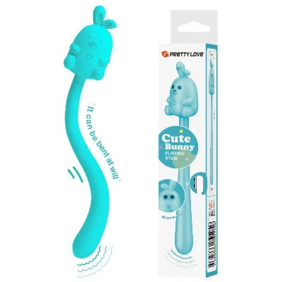 Вібратор - Pretty Love Cute Bunny Turquoise, 7 vibration functions