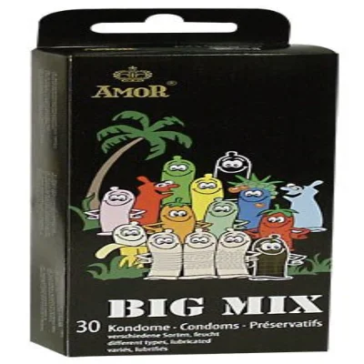 Презервативи - Amor Big Mix, 30 шт. (08.2027)
