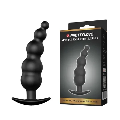 Анальна пробка - Pretty Love Special Anal Stimulation Butt Plug Black