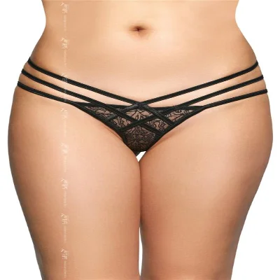 Жіночі стрінги - G-String 2492, black S/M