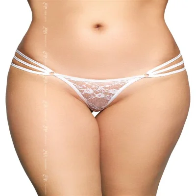 Жіночі стрінги - G-String 2498, white M/L