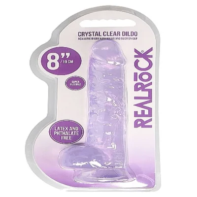 Фалоімітатор - Realrock Dildo 8" Purple