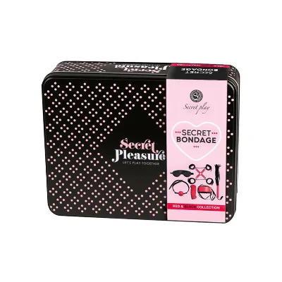 Набір БДСМ - Secret Play Secret Pleasure Red & Black Collection Bondage Kit