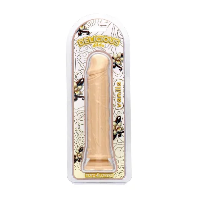 Фалоімітатор з ароматом ванілі - Toyz4lovers Delicious Dildo Vanilla, 20 см