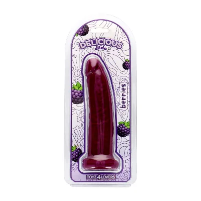Фалоімітатор з ароматом ожини - Toyz4lovers Delicious Dildo Berries. 19,5 см