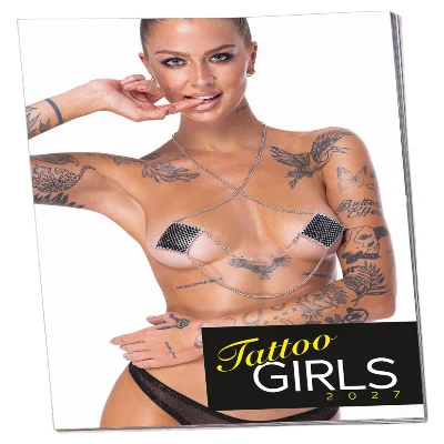 Еротичний календар - Pin-up Calendar Tattoo Girls 2027