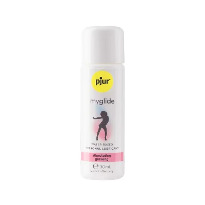 Збуджувальний лубикант на водній основі pjur myglide 30 мл, із женьшенем, тепло+поколювання