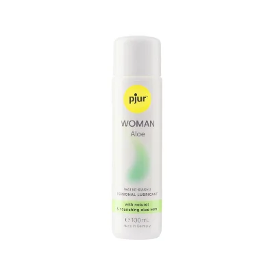 Лубрикант на водній основі pjur Woman Aloe 100 мл, з екстрактом алое, зволожувальний, без парабенів