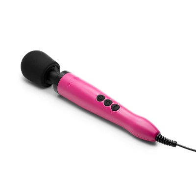 Вібромасажер DOXY Original Pink, дуже потужний, живлення 220В, пульсівні вібрації