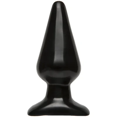 Анальна пробка Doc Johnson Smooth Classic Large - Black, макс. діаметр 5,7 см