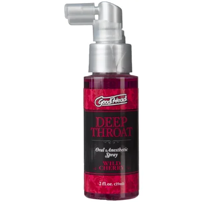 Спрей для мінету Doc Johnson GoodHead DeepThroat Spray - Wild Cherry 59 мл для глибокого мінету