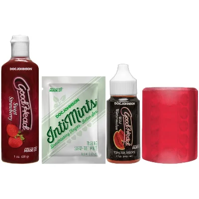 Набір для мінету Doc Johnson GoodHead Fundamentals Kit, картонна коробка