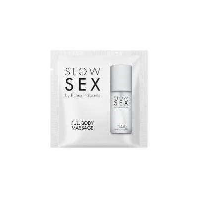 Пробник силіконового гелю для масажу всього тіла Bijoux Indiscrets Slow Sex Full body massage