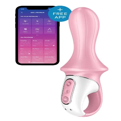 Анальний смарт-вібратор Satisfyer Air Pump Booty 5+, надувається