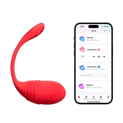 Смарт-віброяйце з пульсацією Lovense Vulse (Thrusting Egg Vibrator), імітація фрикцій