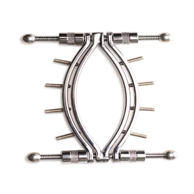 Затискач для вагіни Master Series: Spread 'Em Poker Vagina Clamp with Adjustable Pressure Screws, ши