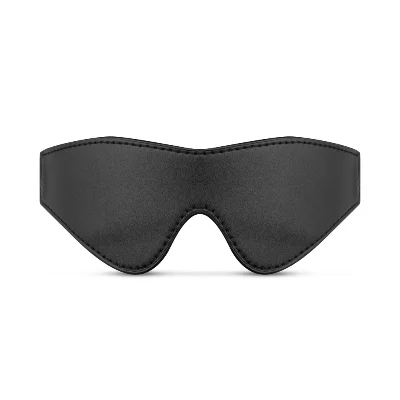 Маска Bedroom Fantasies: Faux Leather Blindfold, чорна