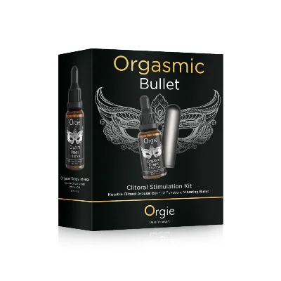Набір Orgie Orgasmic Bullet: збуджувальні краплі та віброкуля