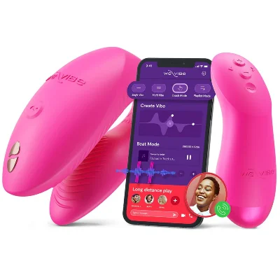 Смарт-вібратор для пар We-Vibe Chorus Pro Electric Pink