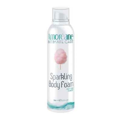 Масажна піна Amoreane Sparkling Body Foam Cotton Candy (150 мл)