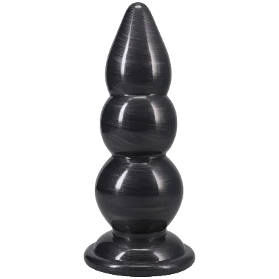 Анальна пробка для фістінгу Doc Johnson American Bombshell Triple Payload Gun Metal