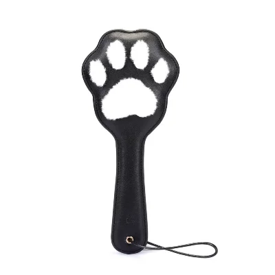 Паддл у вигляді котячої лапки Liebe Seele Round Paddle Black/White
