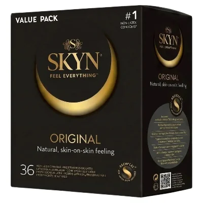 Безлатексні преміум-презервативи SKYN Original 36 шт
