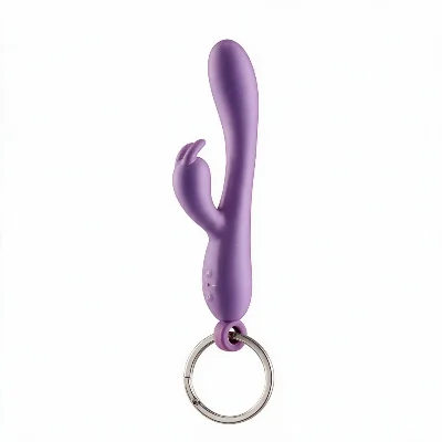 Брелок вібратор-кролик Diverty Sex Purple