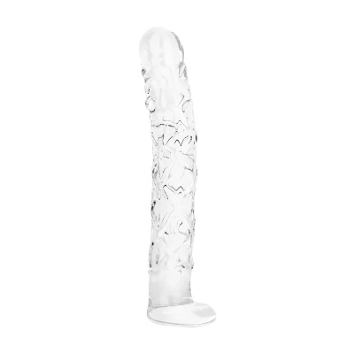 Скляний фалоімітатор Gildo Textured Glass Dildo No. 36