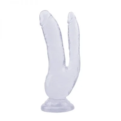 Фаллоимитатор двойной 8.0 Inch Dildo, Clear
