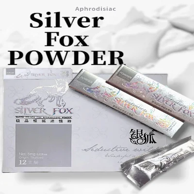 Возбуждающий порошок для женщин Silver fox, Серебренная Лиса (по 1шт)