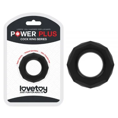Эрекционное кольцо с необычной текстурой POWER PLUS Cockring