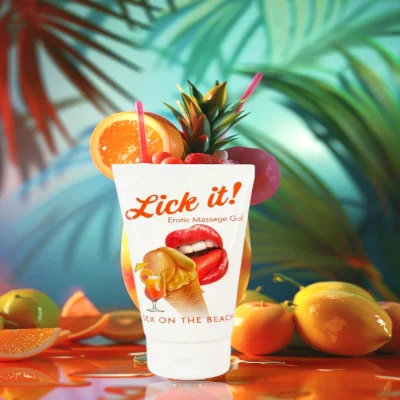 Оральная смазка Lick It! Sex on the Beach 50 мл (веганская)