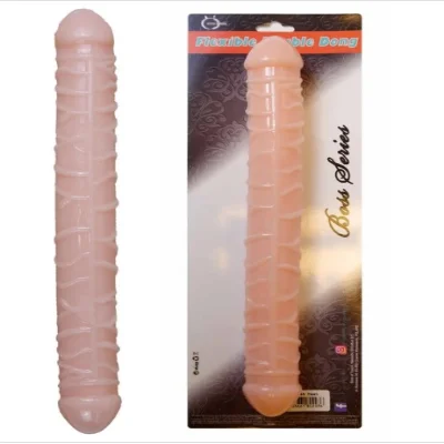 Двойной фаллоимитатор Boss Series: Flexible Double Dong Skin