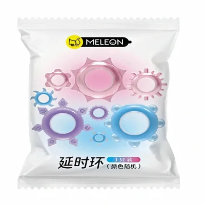 Кольцо для эрекции MELEON Delay Rings, эластичное кольцо для продления полового акта