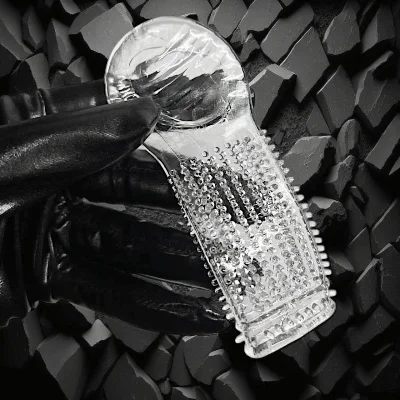 Закрытая насадка на член "Spikes hat", D40, L105